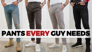 5 Pants EVERY Guy Needs in His Closet | Alex Costa