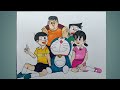 Doraemon and his friend's drawing # doraemon and his friend's # drawing # video 