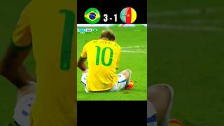 Neymar Performance Brazil vs Cameroon World Cup 2014
