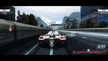 NFS: Most Wanted 2012 Koenigsegg agera car android gameplay