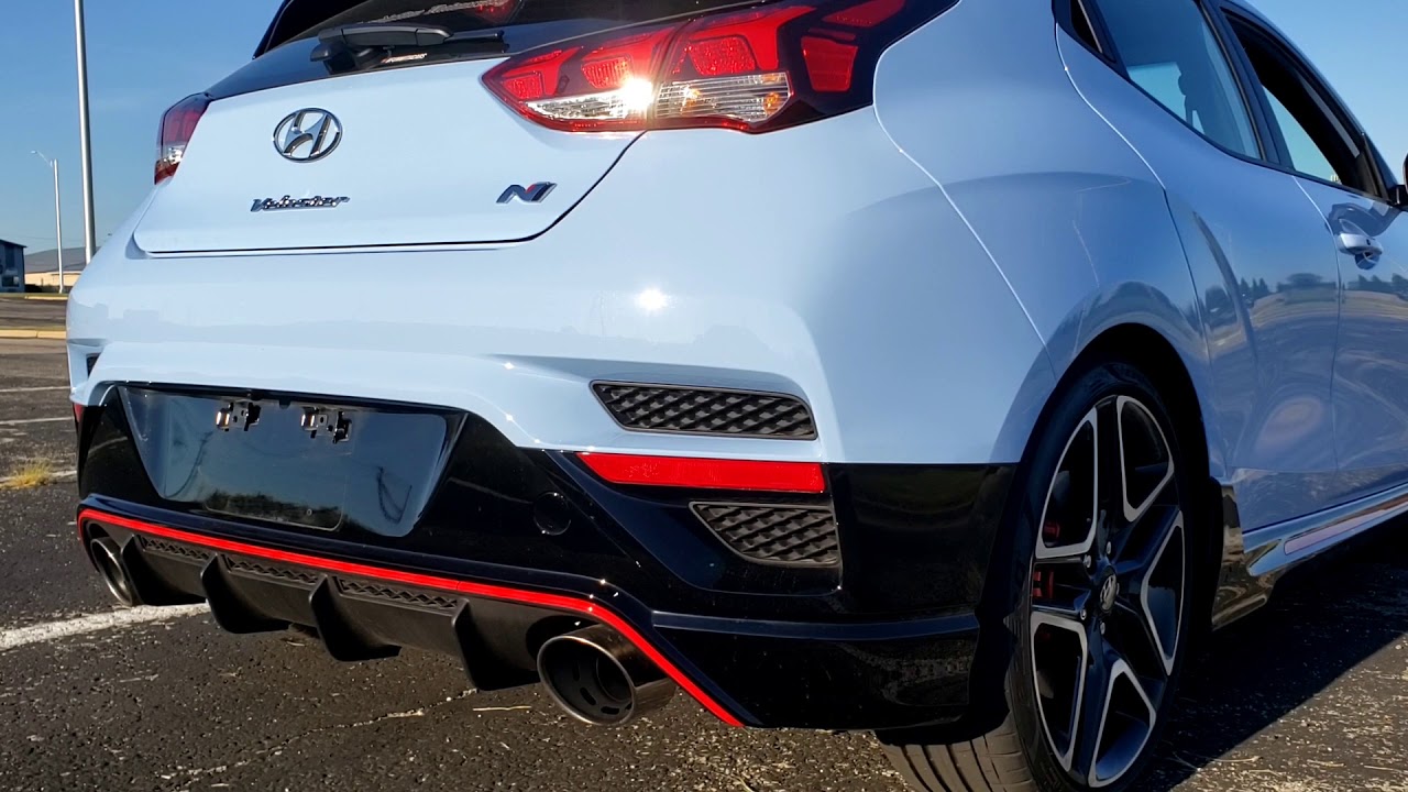 Veloster N - Stock Exhaust in Normal, Sport and N Mode - YouTube