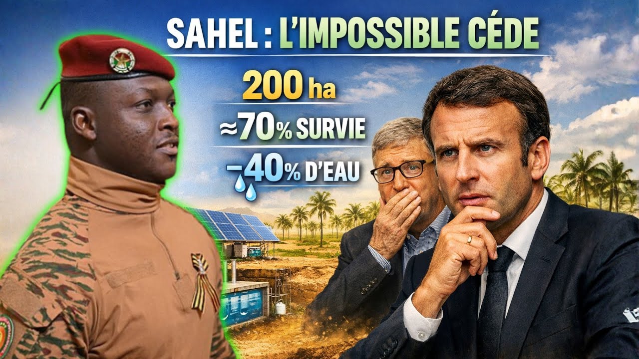 Ibrahim Traoré : 200 hectares, 70 % de survie et le Sahel choqué par l’impossible