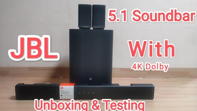 krise nakke Vejfremstillingsproces JBL Bar 5.1 4k UHD Wireless Soundbar REVIEW SOUND TEST | 10inch Subwoofer  510w | Best 5.1 Soundbar - YouTube