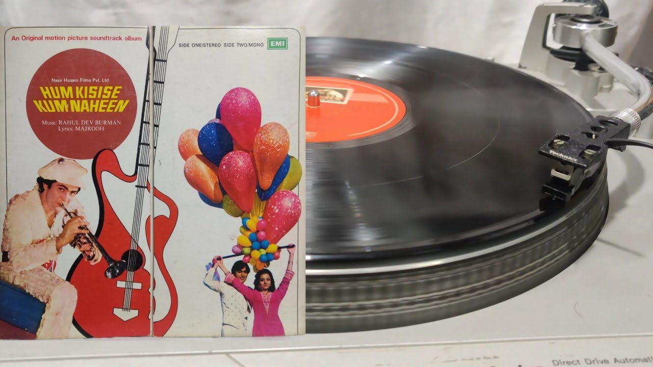 Chand Mera Dil Mohd rafi From Hum Kisi Se Kum Naheen R D Burman On Bollywood Vinyl Record   music