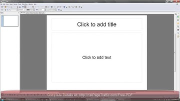 How To Create A PDF Ebook For Free Using Open Office