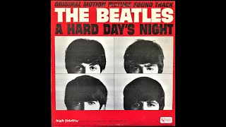 Video thumbnail of "The Beatles. A Hard Day’s Night LP. 1964 US mono pressing, United Artists."