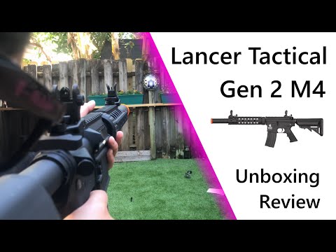 Lancer Tactical M4 Gen 2 SD AEG | Unboxing And Review