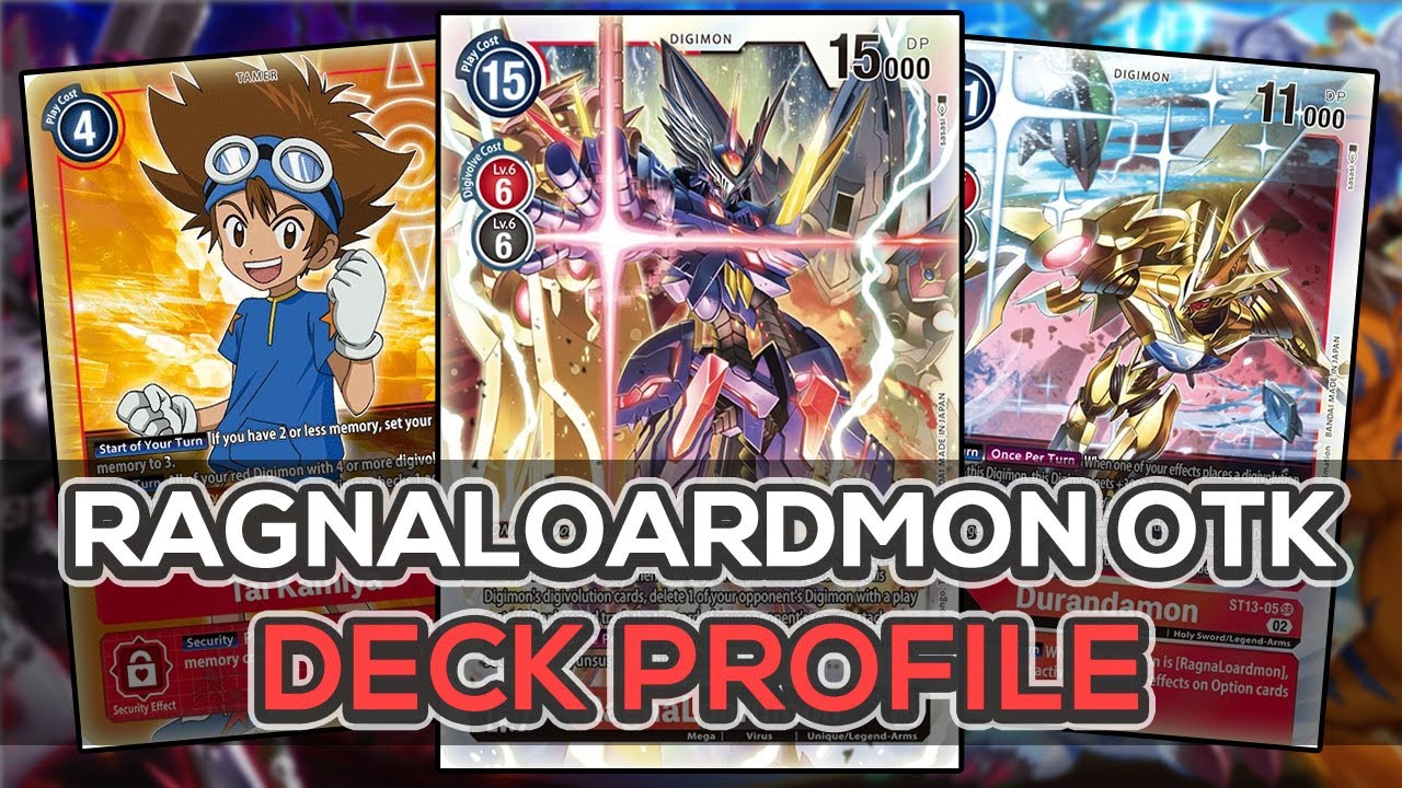 [DCGO] Ragnaloardmon OTK Profile & Combo Guide 2024 | Digimon TCG ...