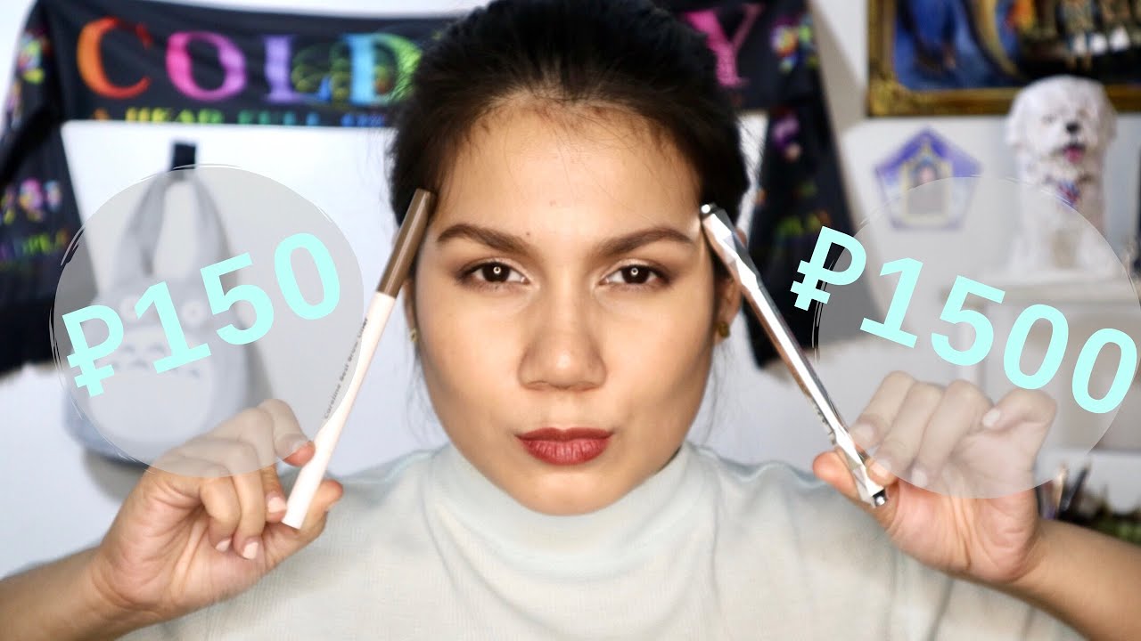 Careline Best Brow Liner vs Benefit Goof Proof Brow Pencil Demo