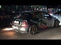 Rally Legend 2016 - Anti-Lag Launch Control Starts & Action at Night!