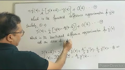 Finite Difference Method, MAT306, Lec#19, Md.Akteruzzaman, Dhaka College, Dhaka