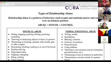 ASSC x SaGa x CORA - Relationships Workshop