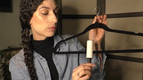 Over-explaining everyday items (with lint rolling) - ASMR soft spoken (ZOOM mic)