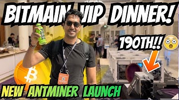 Antminer T21 190Th Launch! at Bitmain VIP Dinner!⚡️🚀 Crypto Mining India #Crypto @Bitmain_official