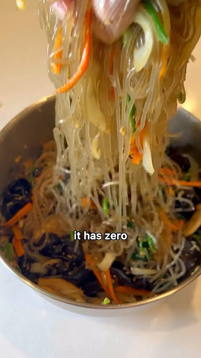 my quick & easy japchae recipe and it’s vegan/vegetarian FRIENDLY!What recipe should I do next?