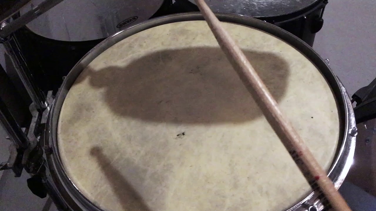 Snare drum dampening gel test