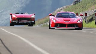 Ferrari monza sp2 vs laferrari at full course