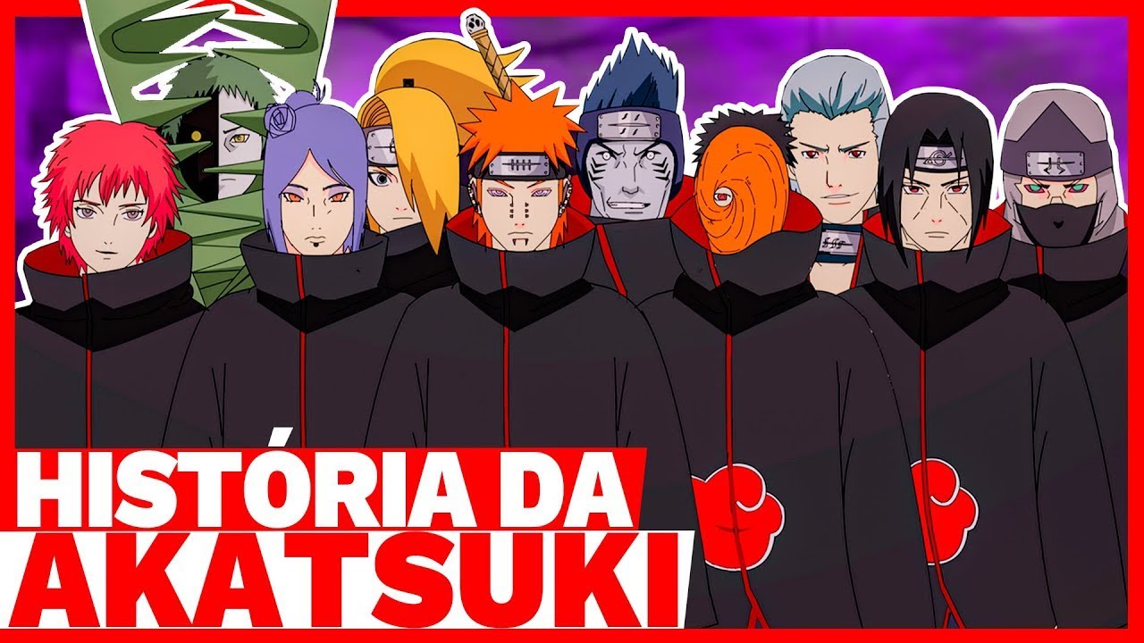 Akatsuki: Todos os membros da organização de Naruto, do mais fraco