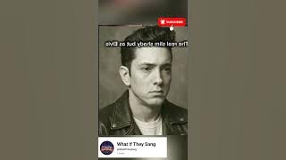 The real slim shady but as ELVIS 