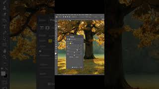 Change Autumn Season on Photoshop viral trending photoshop shorts