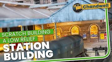 Scratch building a low-relief station building from card in N Scale: The Buildings of Chandwell