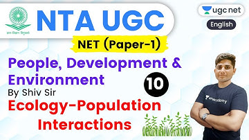 NTA UGC NET 2020 (Paper-1) | People, Development & Environment by Shiv Sir | Ecology