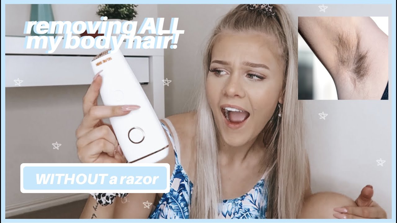 Remove Skin Without Razor removing ALL my body hair... WITHOUT a razor! - YouTube