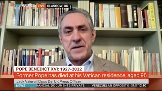 Jack Valero on TRT World News about Pope Benedict&#39;s death