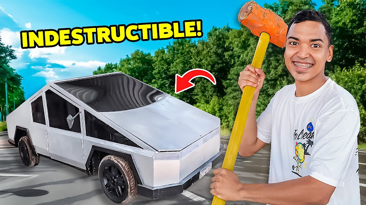 HICE una CYBERTRUCK de TESLA CASERA EL SALVADOR