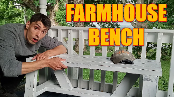 DIY FARMHOUSE BENCH