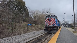 Metra Train Libertyville 4k 60fps
