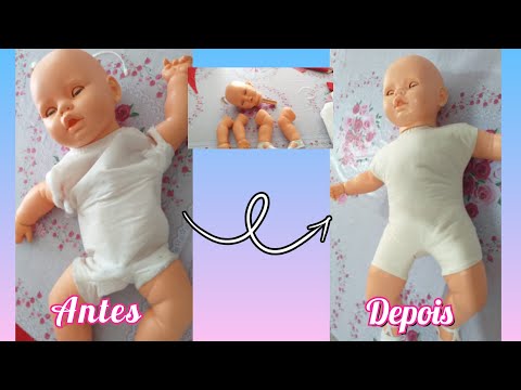 REFORMA DE CORPO DE BONECA DIY: Como fazer um novo corpo para sua boneca!