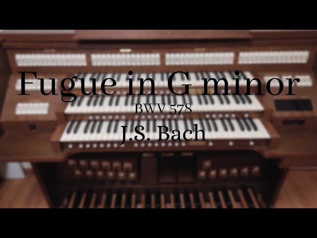 Bach - Fugue en sol mineur pour orgue "Petite Fugue" BWV 578 : Olivier Latry, orgue