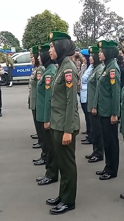 Pasukan Kowad TNI#militerindonesia#pasukanwanita#tentarawanita#short#