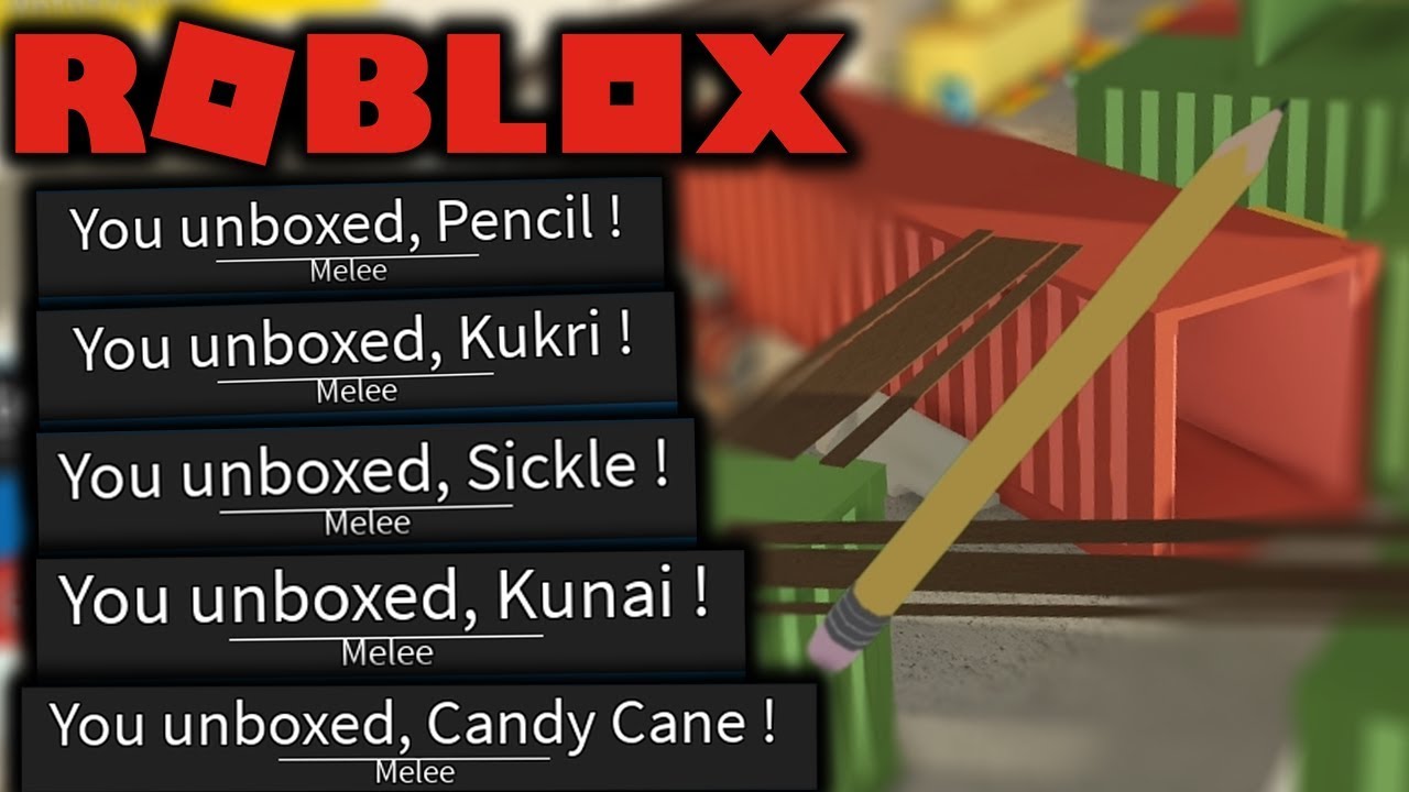 Opening All 5 New Melees In Arsenal Youtube - roblox arsenal melee