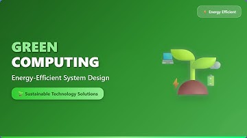 🌱 Green Computing: Energy Efficiency for a Sustainable Future 💻