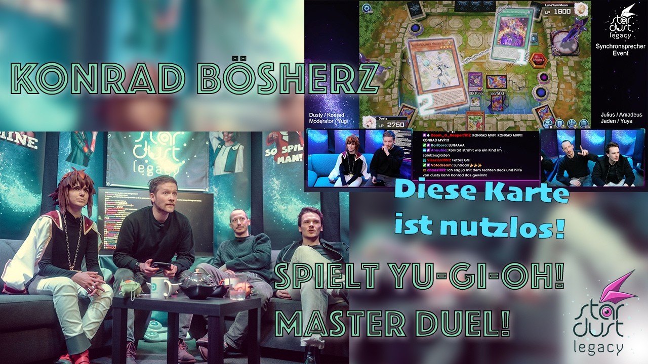 Synchronsprecher LIVE-Event: Master Duel mit Konrad Bösherz (Yugi Muto)