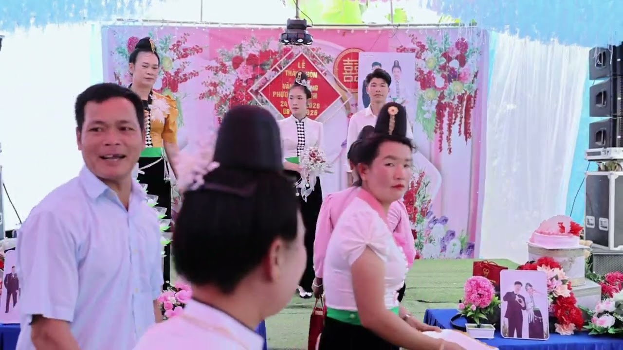 TOÀN CẢNH LỄ THÀNH HÔN VĂN HÙNG & PHƯƠNG LINH TẠI BẢN TIN TỐC XÃ PHÌNH GIÀNG  ĐIỆN BIÊN
