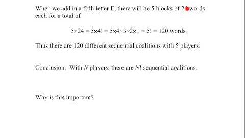 Math 103 Measuring Power 18: How long does it take to compute Shapley-Shubik power?