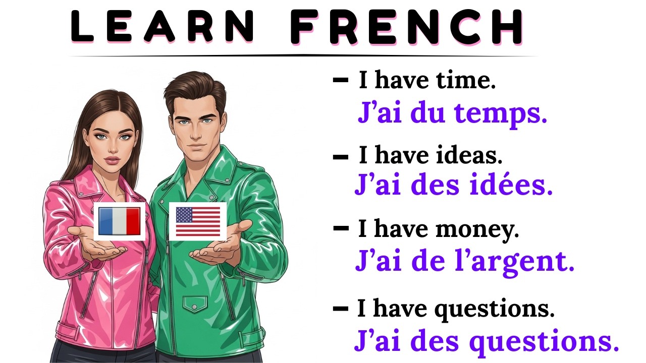 Basic French Phrases for Daily Conversations | Learn French | Easy ...