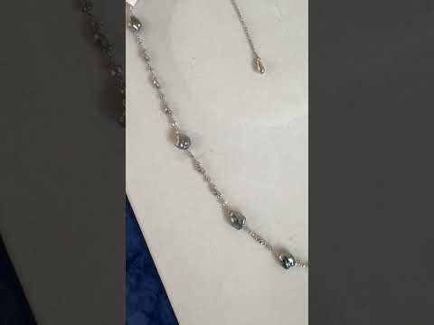 大溪地keshi #pearl #珍珠 #diy #海水珍珠 #necklace #珍珠項鍊 #设计 #jewellery #kashi