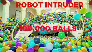 An Intruder in the Gallery unleashes 100,000 coloured balls