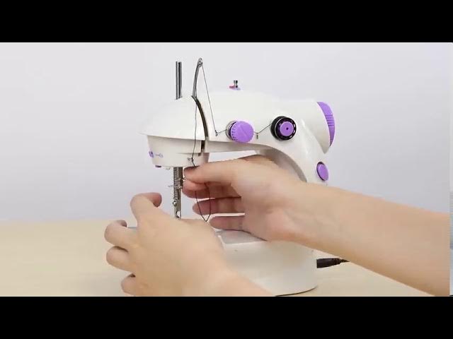 Cómo usar la máquina de coser manual  Mini maquina de coser, Maquina de  coser, Reglas de costura