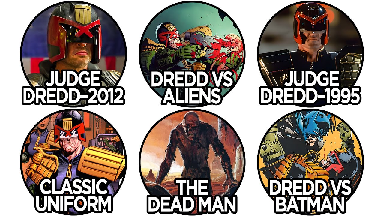 Every Single JUDGE DREDD Variant Explained - YouTube