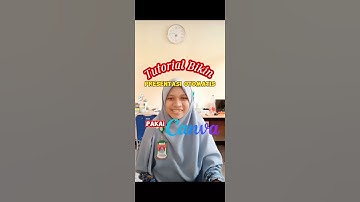 TUTORIAL Membuat Slide Presentasi Otomatis dengan Canva #presentasi #guru