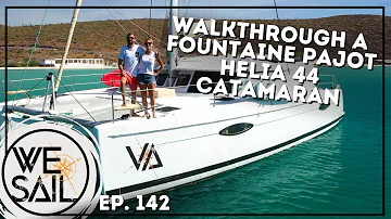 Walkthrough Tour of Our Fountaine Pajot Helia 44 Catamaran | Episode 142