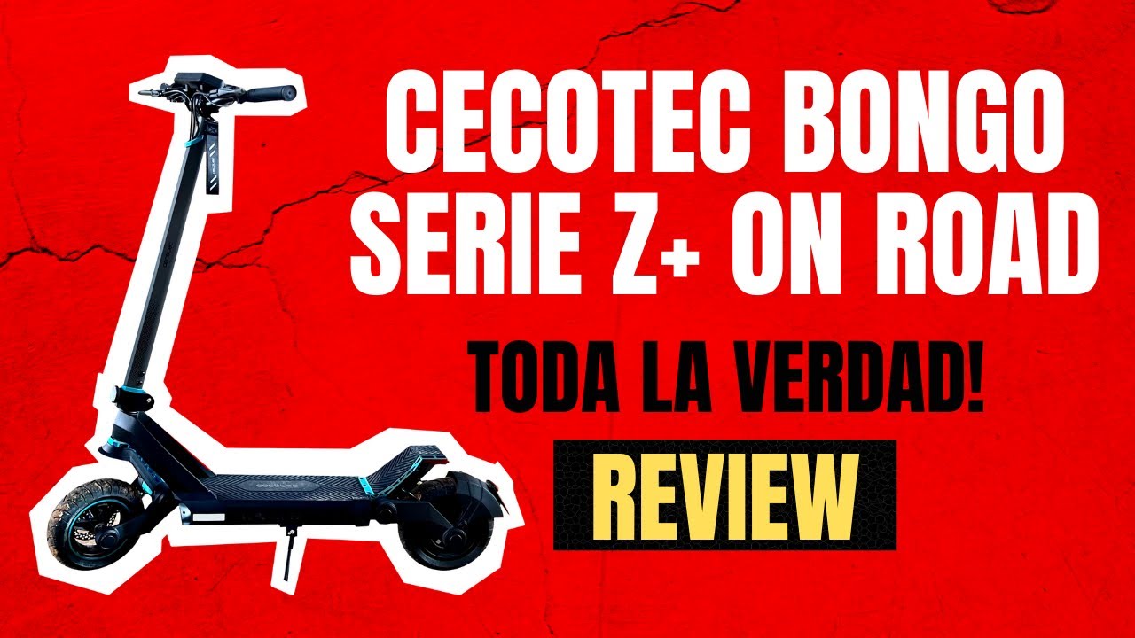 Patinete Eléctrico Cecotec Bongo Z Mountain Motor 1000W Ruedas