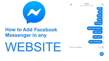 How To Add Facebook Messenger Chat Plugin In Any Website [2020]