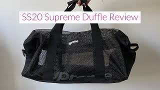 Supreme Duffle Bag (SS22) Black