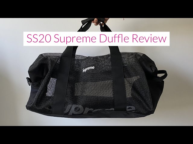 Supreme Duffle Bag (SS21) Black